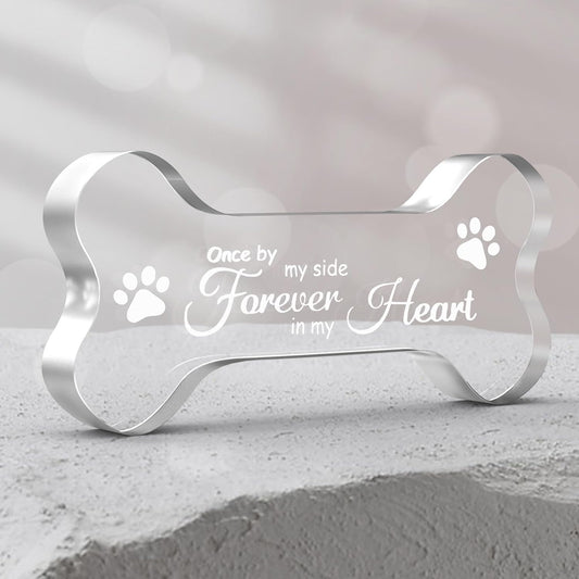 Crystal Glass Dog Memorial Gifts for Loss of Dog, Pet Memorial Gift for Dogs, Loss of Dog Sympathy Gift for Dog Owner, Pet Bereavement Gifts Ideas, Personalized Dog Memory Keepsake for Dog Death