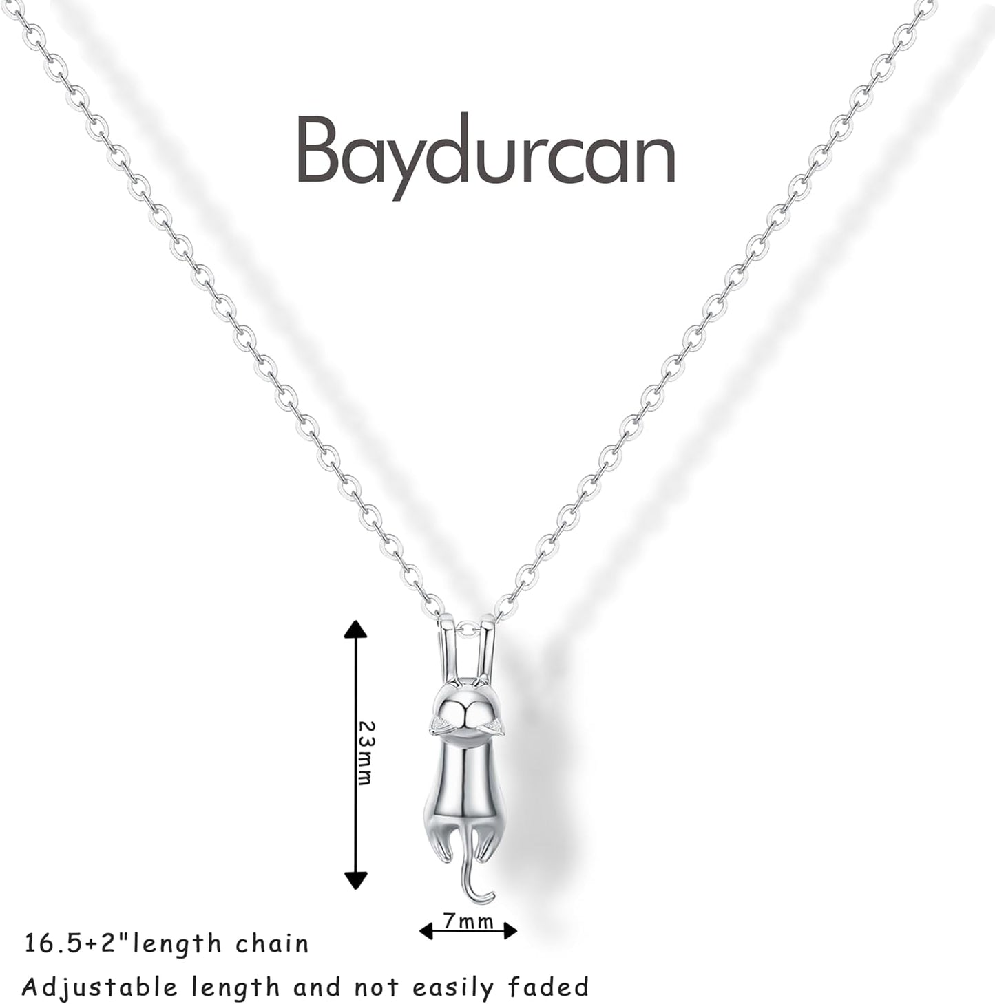 Baydurcan Pendant Necklace for Women Evil Eye Ankh Bow Necklace for Friends Sister Birthday Just Because Christmas Gifts