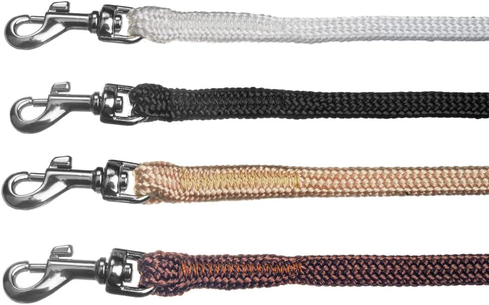 Alvalley Show Snap Dog Leash – Braided Nylon Dog Training Leash with Durable Snap Clips - Suitable for Showing, Training, and Walking - Perfect for Small, Medium, and Large Pets