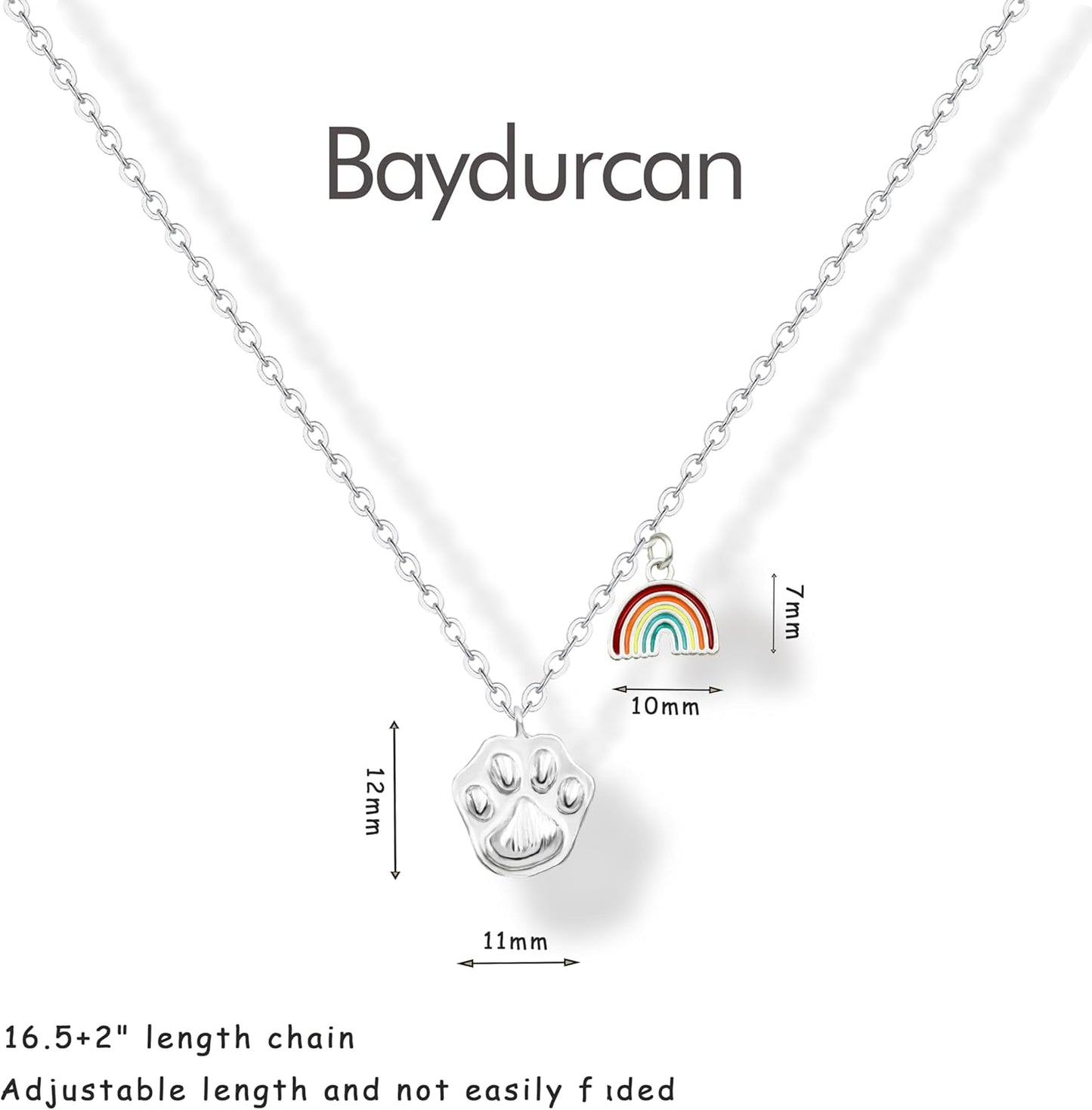 Baydurcan Pendant Necklace for Women Evil Eye Ankh Bow Necklace for Friends Sister Birthday Just Because Christmas Gifts