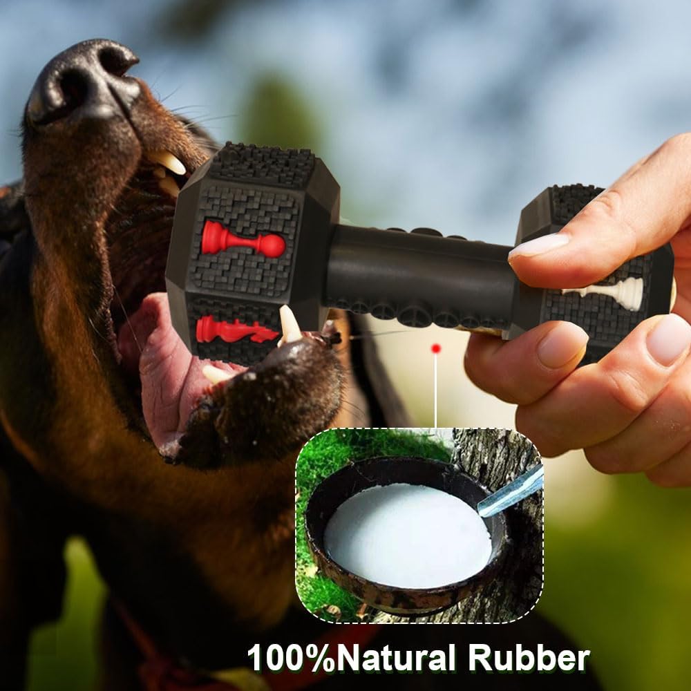 Dog Chew Toys for Aggressive Chewers,Food Grade Non-Toxic Dental Pet Toy,Tough Durable Indestructible Dog Toys for XSmall Dogs.Black（5IB-8IB）