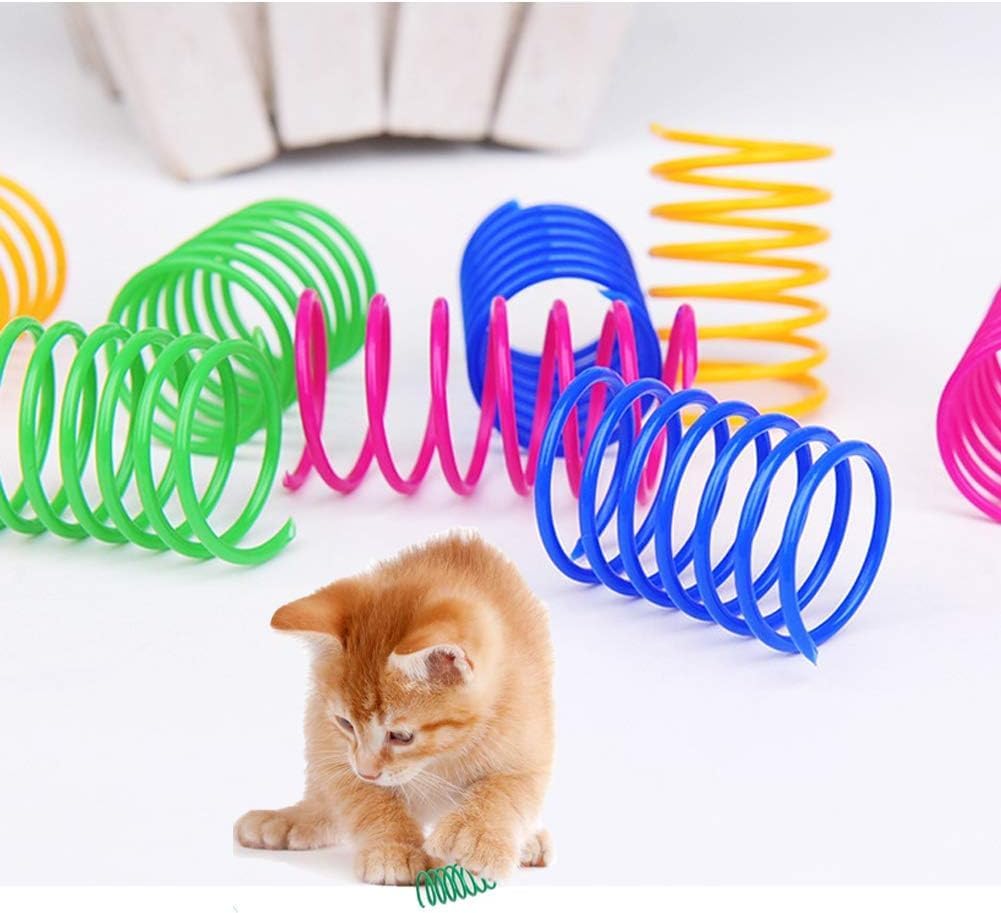 6PCS Interactive Cat Toy Automatic Moving Smart Toy Ball with Replacement Tail for Indoor Bored Cats/Dogs, Sensor Teasing Ball Self-Rolling Pet Chase, Speedy Cat Toys for Pets Exercise (Blue+Orange)