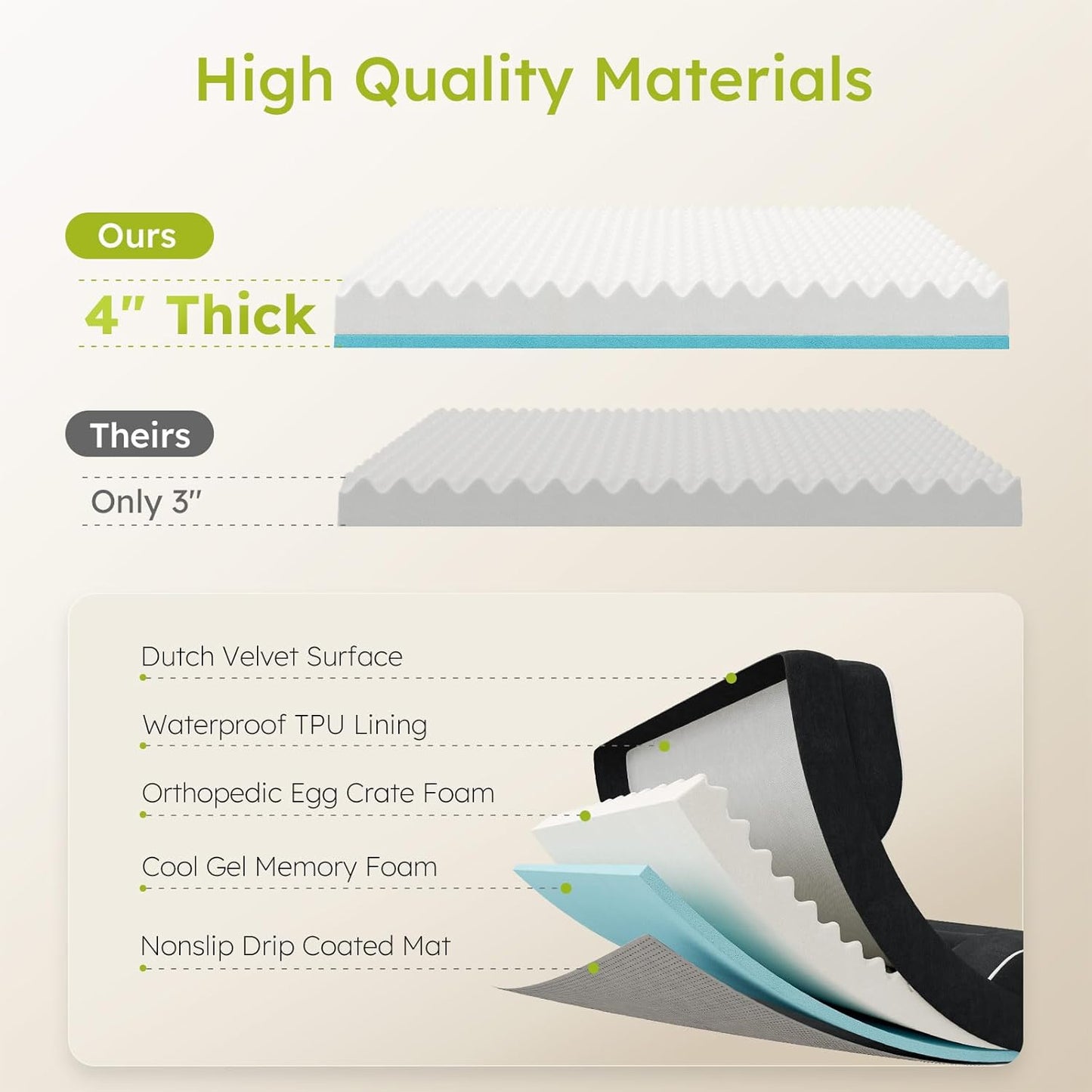 Jumbo Dog Bed for Extra Large Dogs, Orthopedic Dog Bed with Cooling Gel Memory Foam, Waterproof Pet Bed with Removable Washable Cover, 45" Pet Sofa Couch Dutch Velvet with Bone Toy, Black