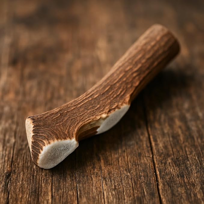 WhiteTail Naturals - Deer Antlers for Large Dogs - Long Lasting Antler Dog Chews - Crafted in USA, Naturally Shed Antler Dog Bones for Aggressive Chewers (Large (Pack of 1))