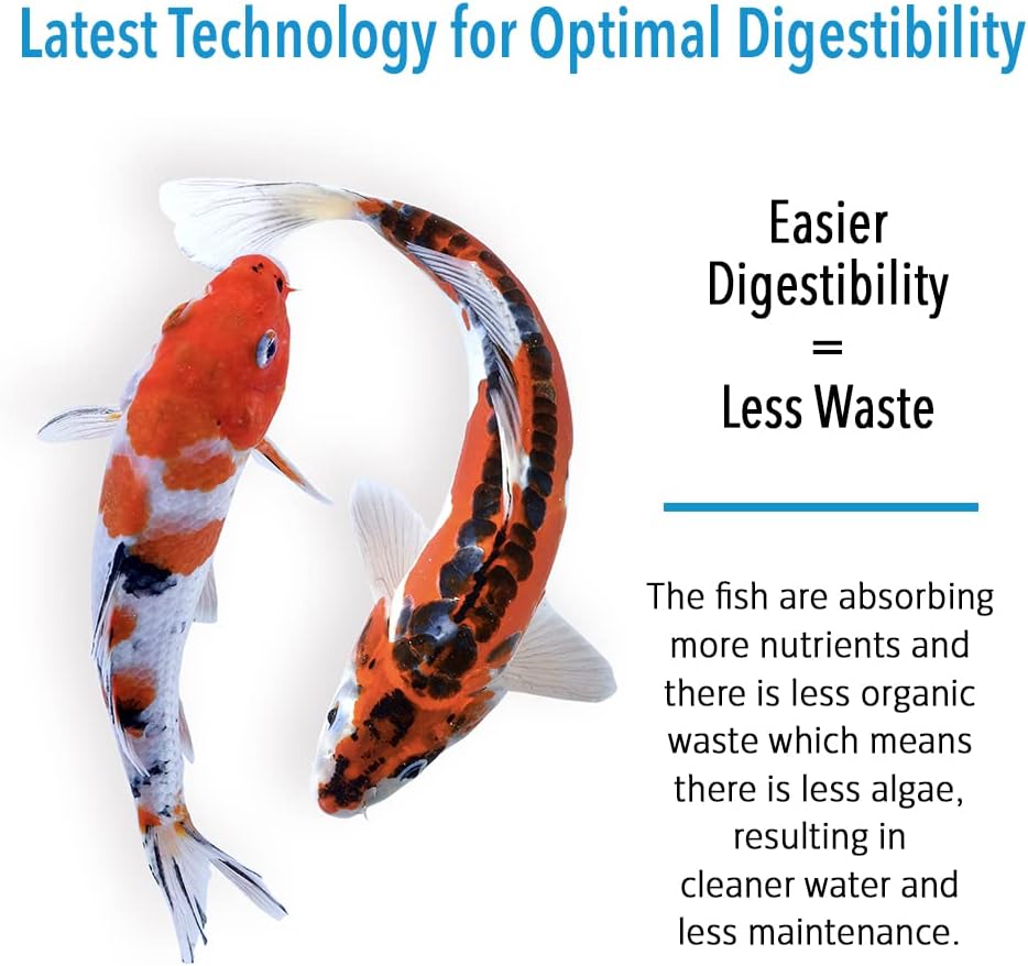 Microbe-Lift MLLMPMD Mini Floating Fish Food Pellets for Ponds, Water Gardens, and Fountains, for Small Live Goldfish and Koi, 2.25 Pounds