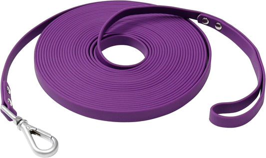 Long Dog Leash Waterproof Recall Training Lead Outdoor Long Line Great for Training, Beach, Play, Camping, or Backyard