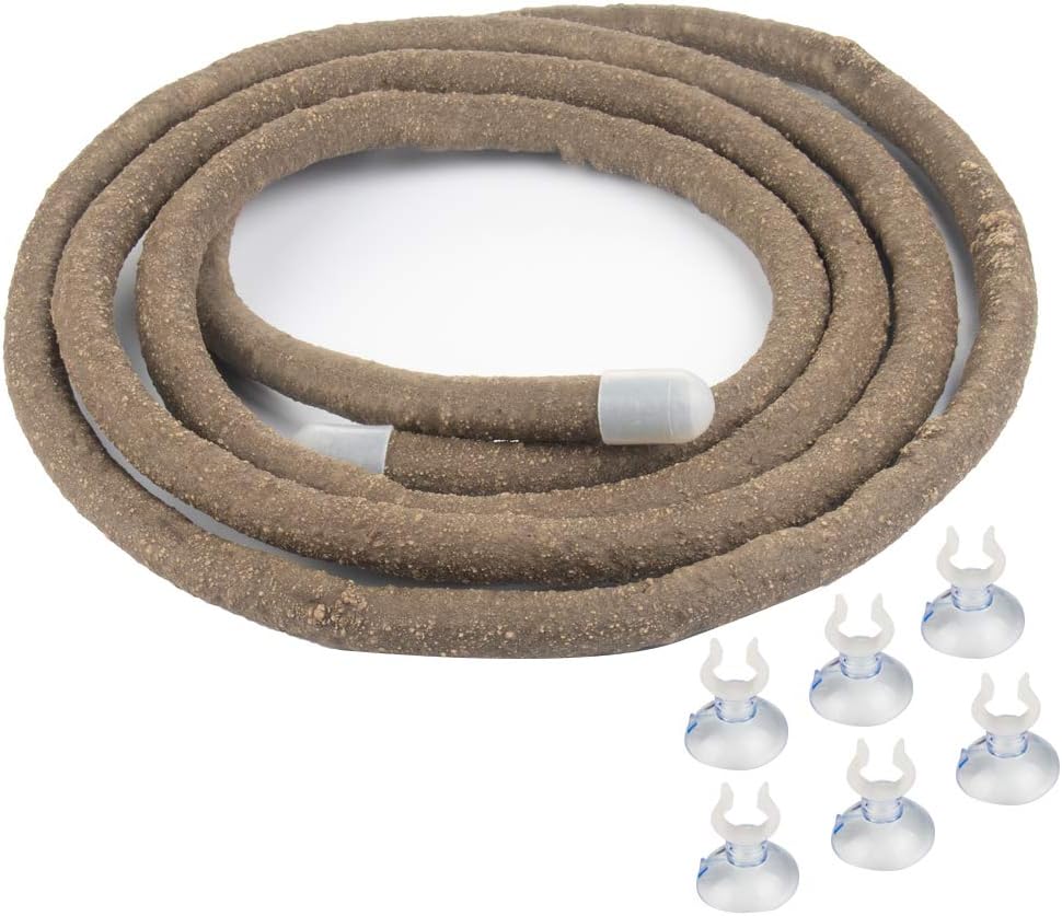 8-Foot Reptile Vines, Flexible Jungle Climber Long Vines Habitat Decor for Climbing, Chameleon, Lizards, Gecko (Thick Vines)