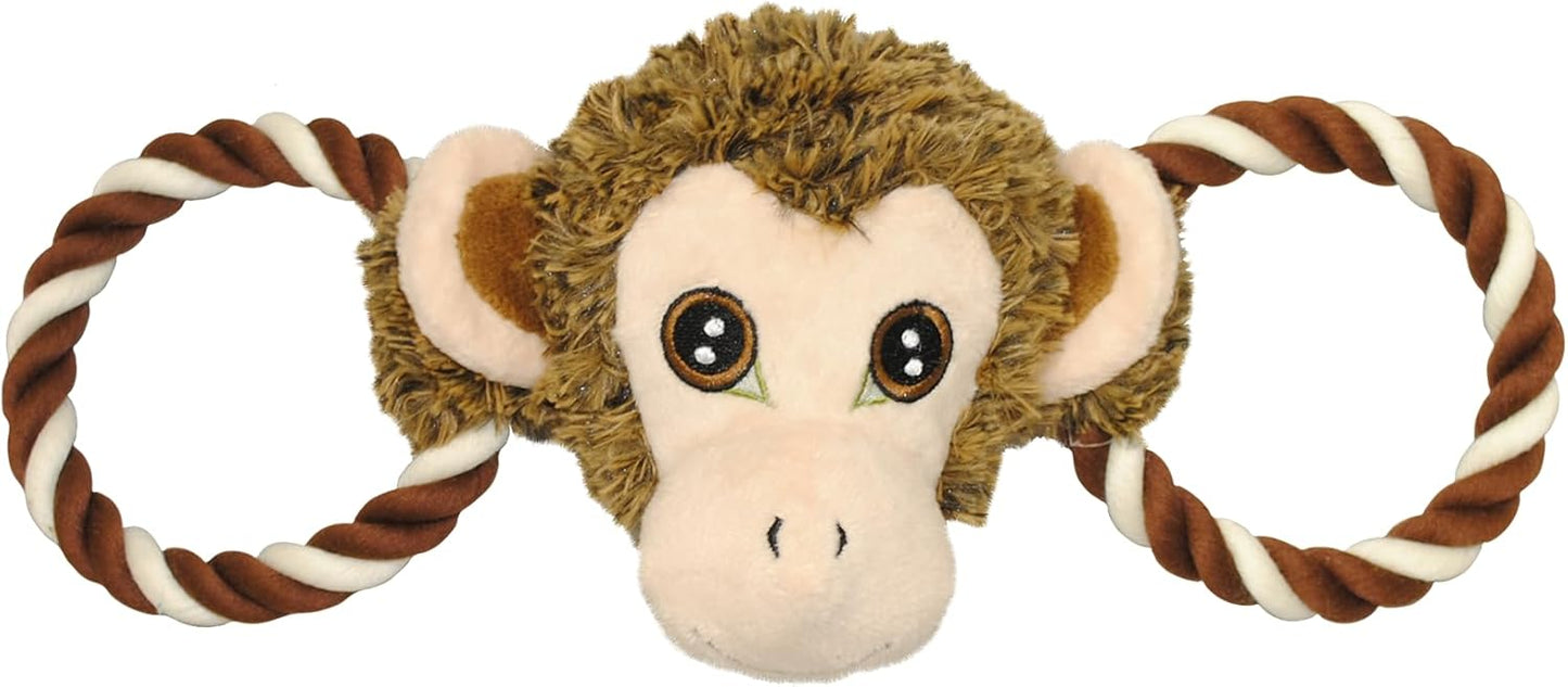 Jolly Pets Jolly Tug-a-Mal Monkey Tug/Squeak Toy, Extra Large (JTA35)