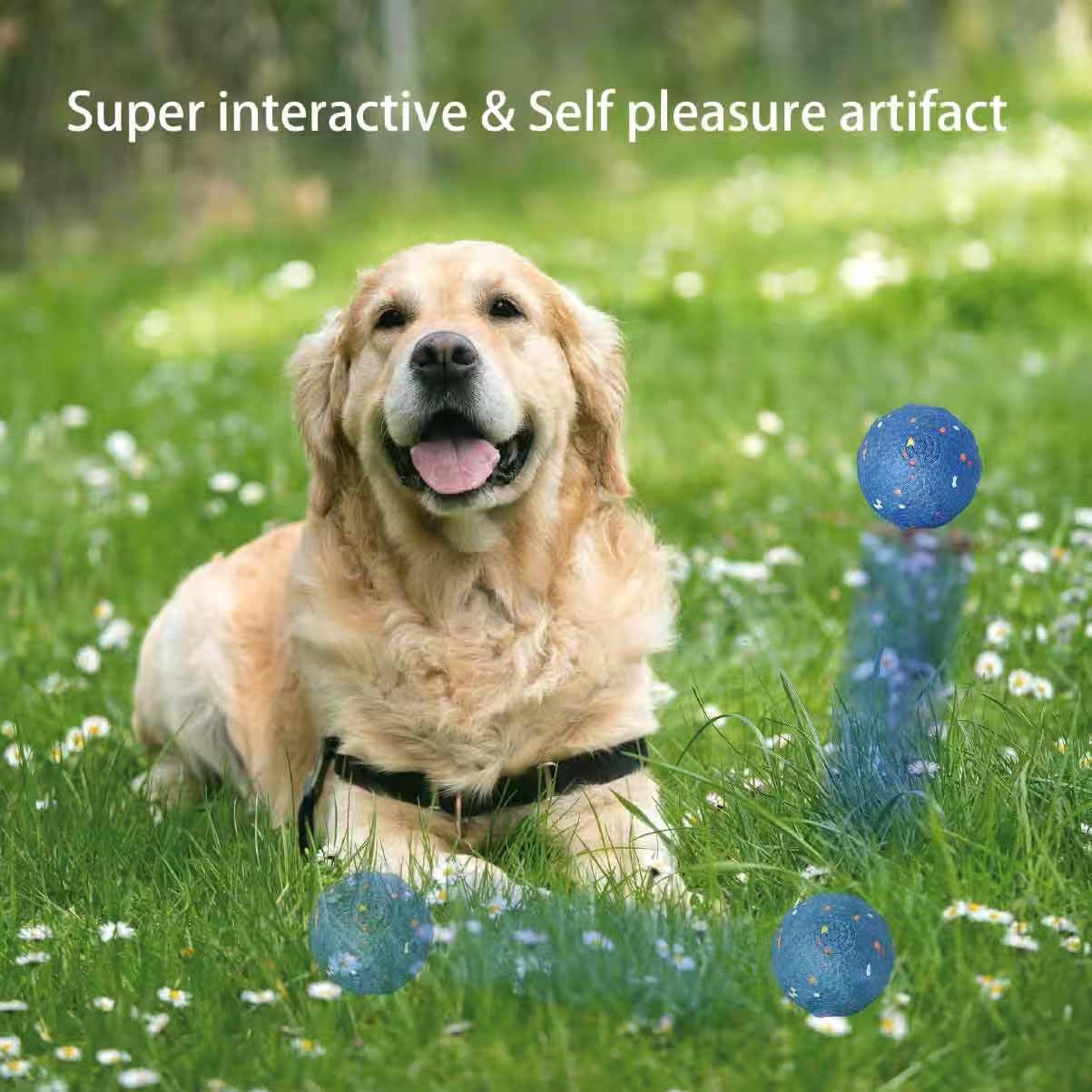 Dog Toy，2025，Super interactive Dog Ball，Automatic Play，Hands-Free Fun，Superior Material—E-TPU Material Safe and Non-tpxic，Lightweight and Silent， AUTO PET Toy Ball for Medium and Large Dogs