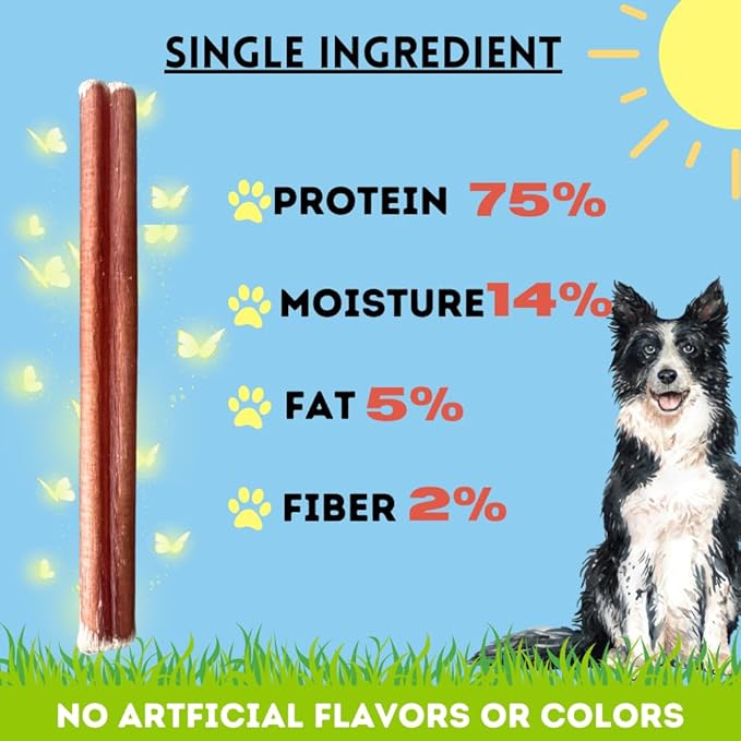 BULLYSTICKS & MORE 6 Inch Bully Sticks (Regular - 30 Pack) | Bully Sticks for Medium Dogs | 100% Grass Fed Beef | Dog Parents Choice Bully Stick Dog Chews | No Hide Bully Bones