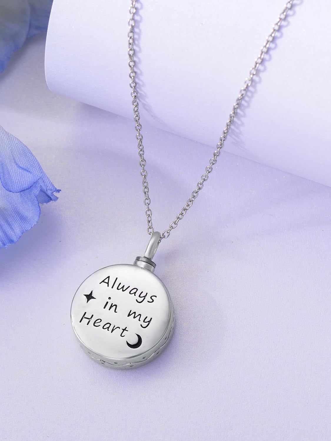 WINNICACA Urn Necklace for Ashes Sterling Silver Abalone Shell Cremation Jewelry for Ashes Jewelry Gifts for Nature Lovers Keepsake Memorial Jewelry for Women