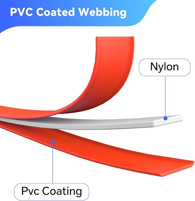 Waterproof Long Leash for Dogs Training 16FT/30FT/50FT, Long Dog Leash Heavy Duty Lead for Large Medium Small Dogs Outside Walking, Playing, Camping, or Yard(Orange 50FT)