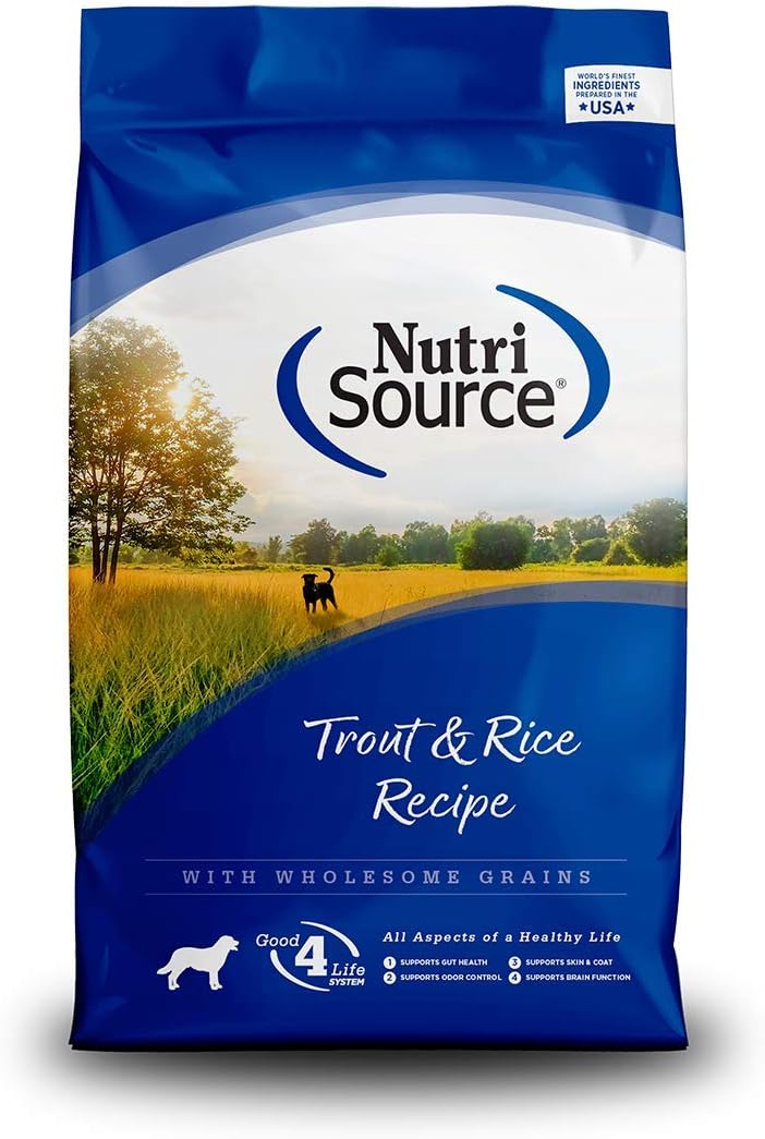Nutrisource Trout & Rice Dog Food 5 Lb