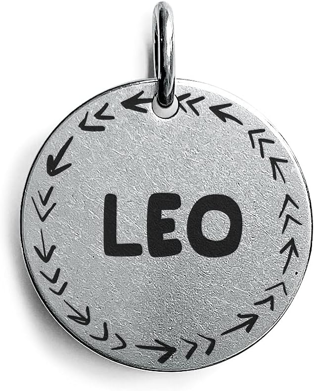 Cat Dog ID Tags Personalized 9 Corolla Styles Flower Wreath to Choose for Large Pets Collar Accessories Matt Stainless Steel Engraved Custom on Both Side