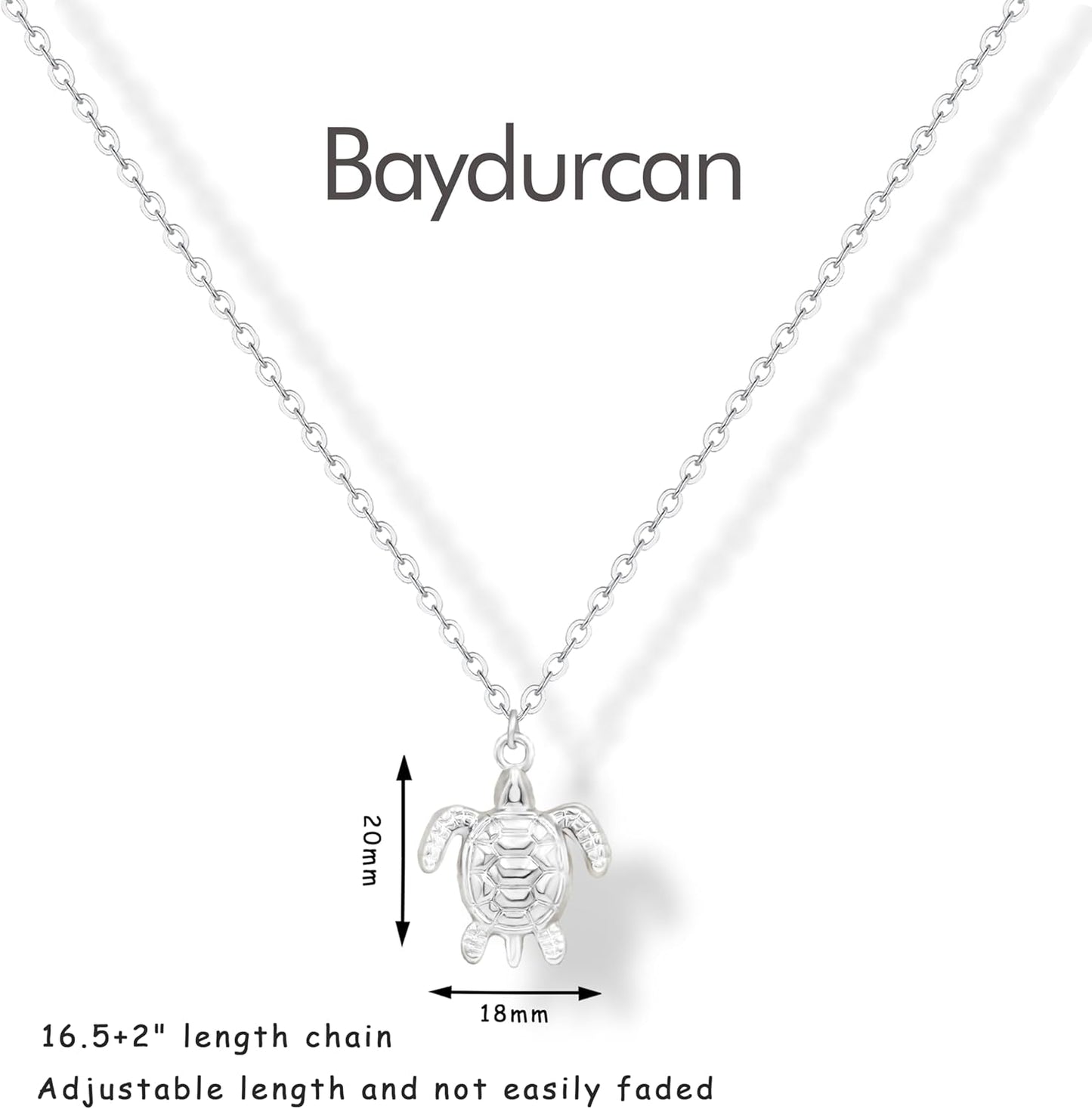 Baydurcan Pendant Necklace for Women Evil Eye Ankh Bow Necklace for Friends Sister Birthday Just Because Christmas Gifts