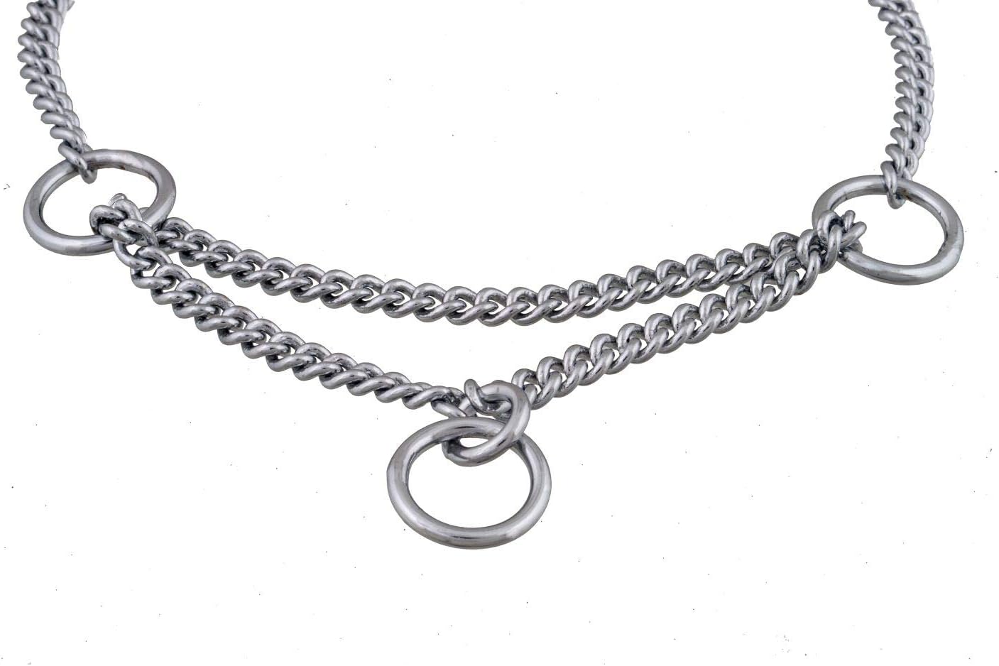 Alvalley Martingale Collar for Dogs - Show Chain Dog Collar - Made of Brass - Safe, Easy to Handle - Suitable for Showing, Training, and Walking - Perfect for Small, Medium, and Large Pets