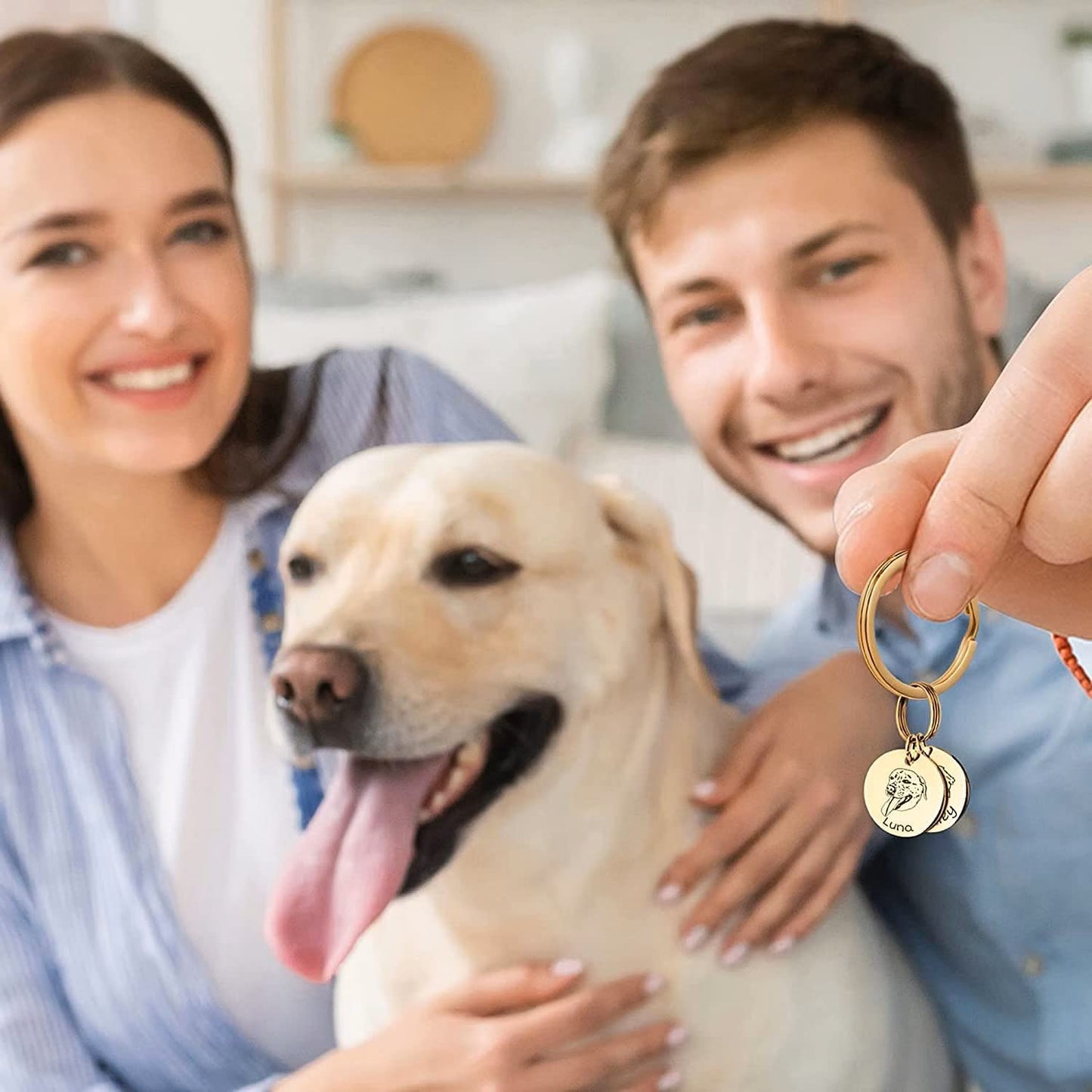 Custom Pet Portrait Dog Keychain for Mom Dog and Cat Keychain Pet Lover Personalized Gift Dog Mom Keychain Dog Pet Gifts Custom Keychains