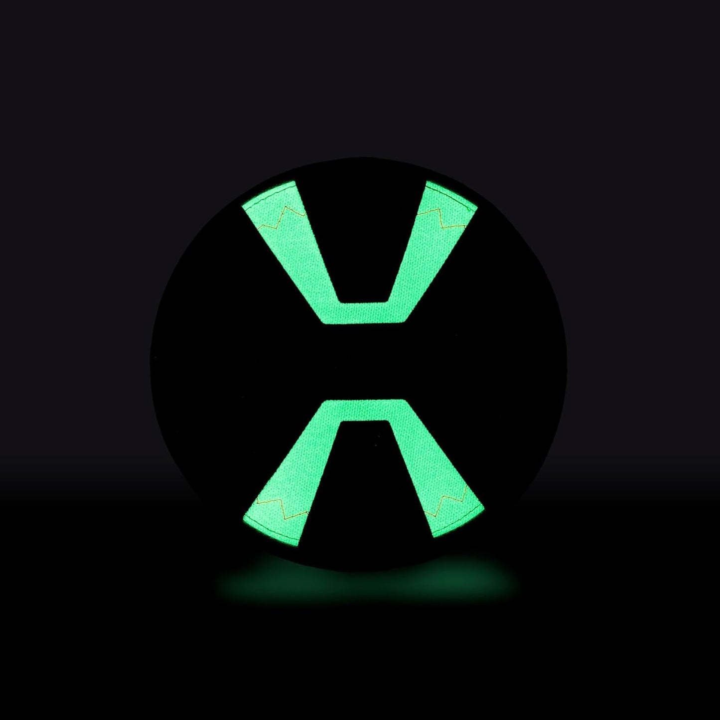 Chuckit! Max Glow Paraflight Flying Disc Dog Toy, Small (6.75"), Green And White