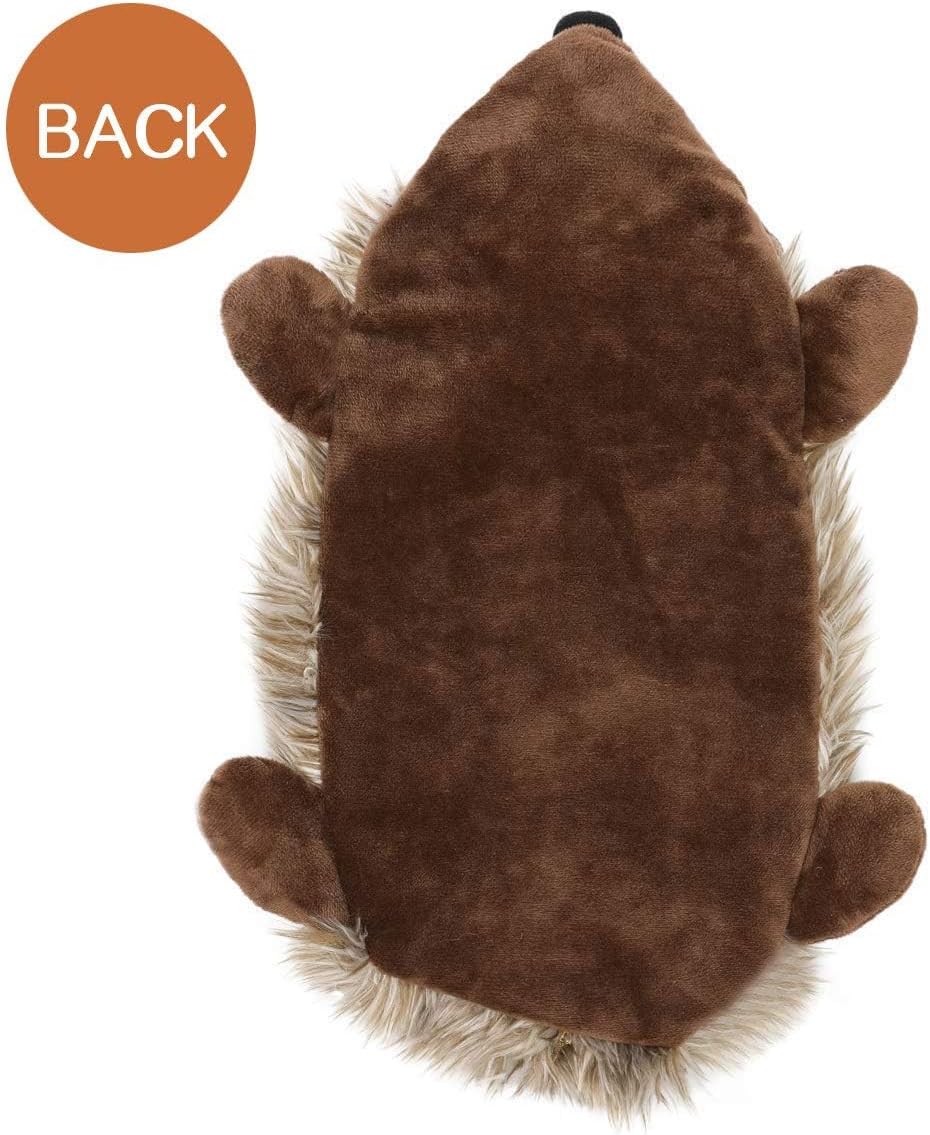 LEGEND SANDY Dog Squeaky Toys for Small Doggies, Puppy Toys for Teething Cute Small Breeds Toys Stuffed Plush Bundle Natural Cotton Puppy Rope, Dog Chew for Puppies Pet for Pet (Hedgehog)