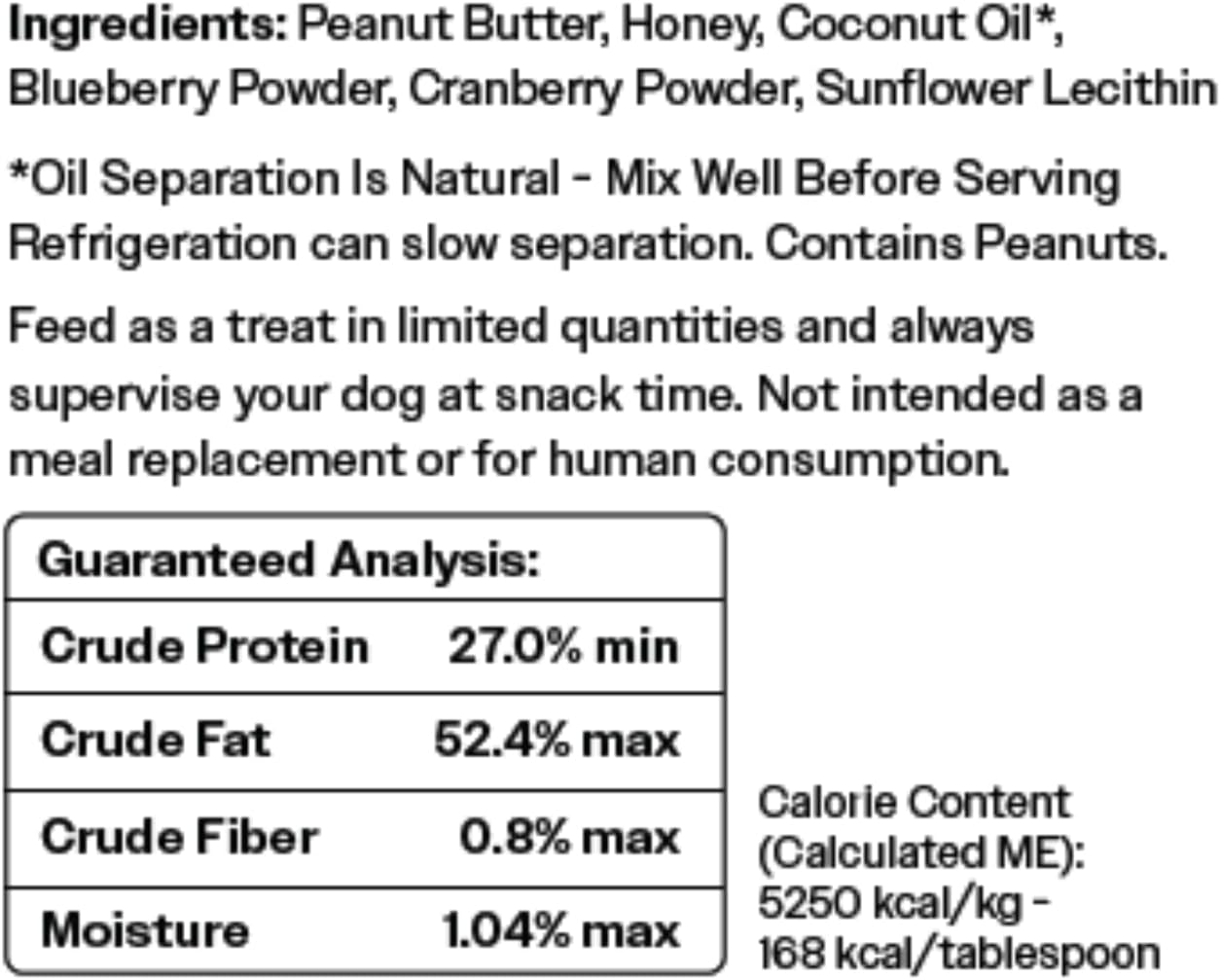 Diggs Spreadable Dog Treat - All Natural Plant Based Treat for Dogs - Ideal Food Topper or Filling for Groov Pet Crate Licking Toy (That's My Jam)