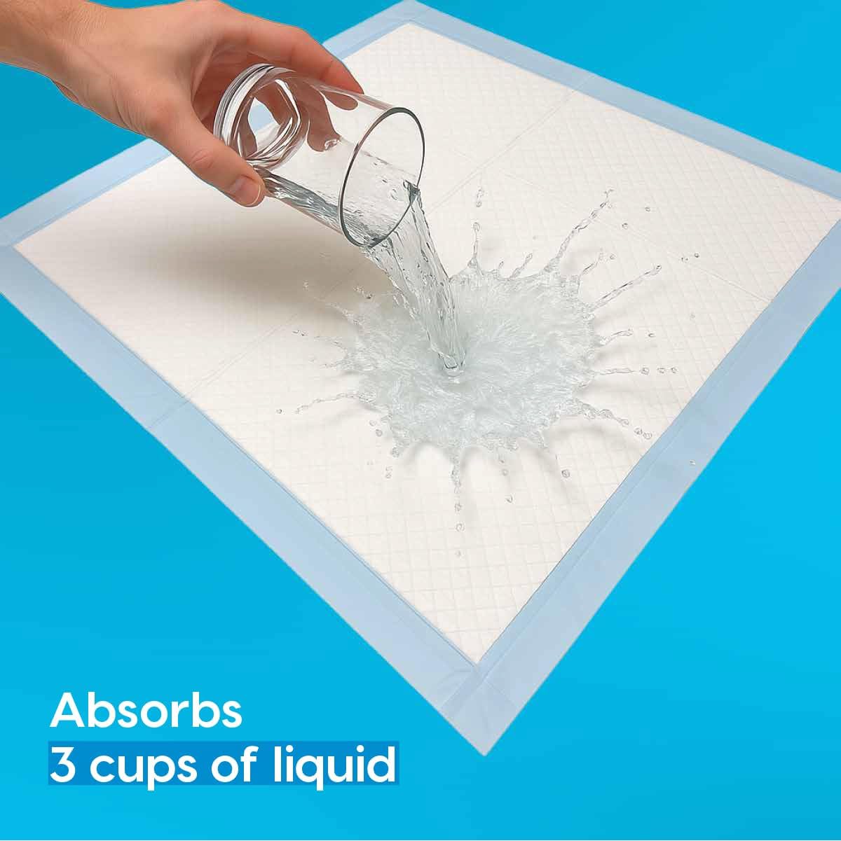 Animal Planet PETS Puppy Pads - Large 22"x22" – 100 Count | Pee Pads for dogs - Leak-Proof and Fast-Absorbing Training Pads - puppy essentials - wee wee pads for Dogs