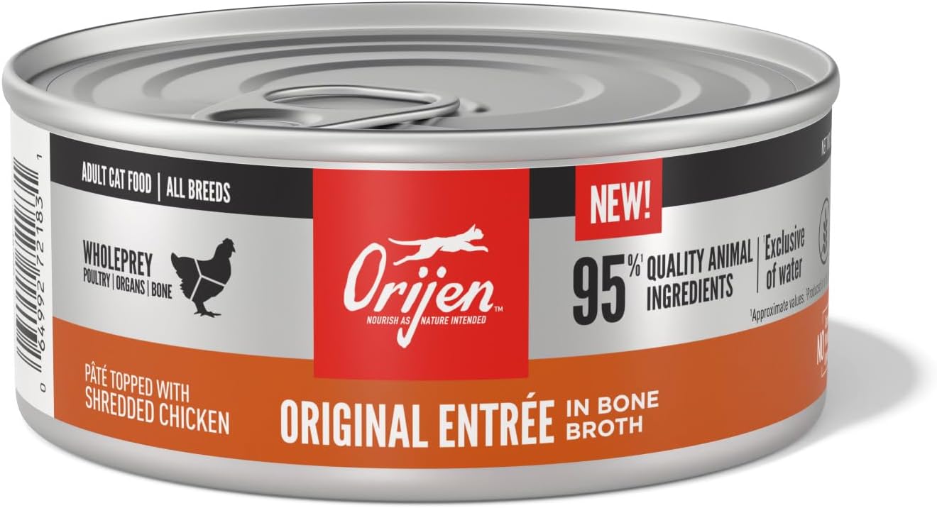 ORIJEN Original Entrée in Bone Broth, 5.5oz, 12 Cans