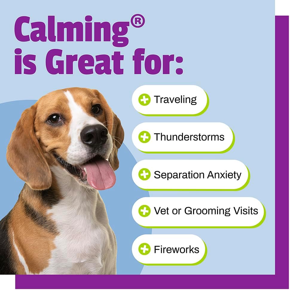 Pet Naturals Calming for Dogs, 30 Chews - Naturally Sourced Stress and Anxiety Calming Ingredients for Behavior Support - Vet Recommended