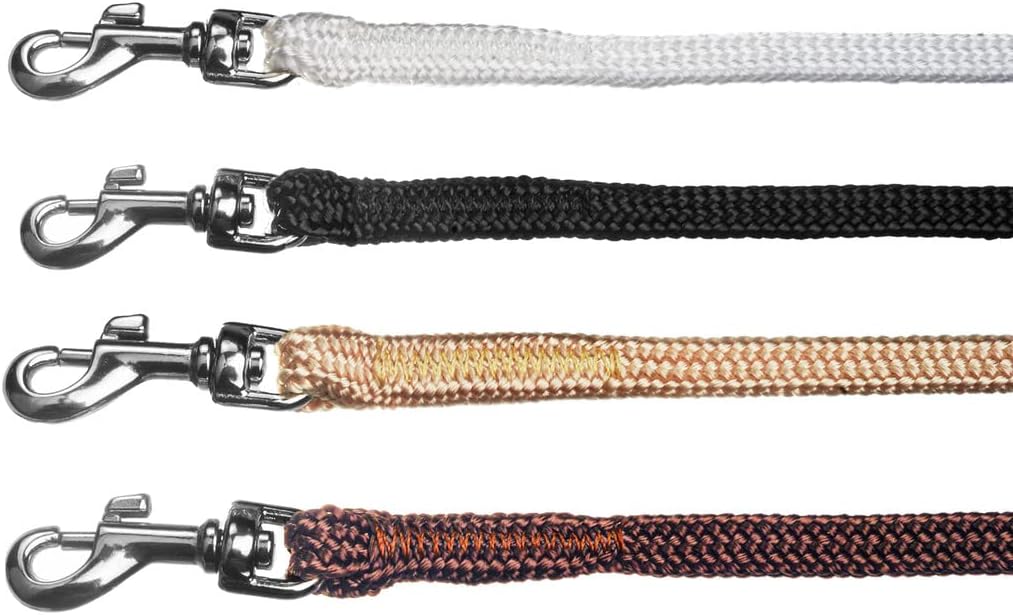 Alvalley Show Snap Dog Leash – Braided Nylon Dog Training Leash with Durable Snap Clips - Suitable for Showing, Training, and Walking - Perfect for Small, Medium, and Large Pets