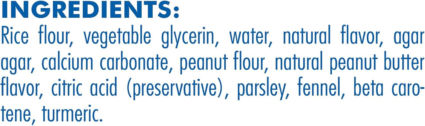 N-Bone Flossta Dual Action Dental Chews for Dogs, Unique Twist Shape for Deep Teeth Cleaning and Proactive Dental Care, Peanut Butter Flavor, 8 Count 6.4-oz Bag
