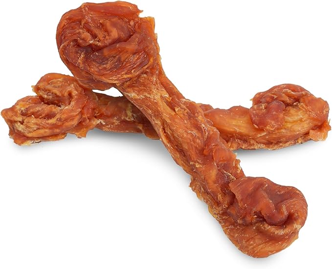 Turkey Dog Treats – Long Lasting Chew Sticks with Beef Tendon, Healthy Bones for Large Dogs (36g/Stick, 2 Counts)