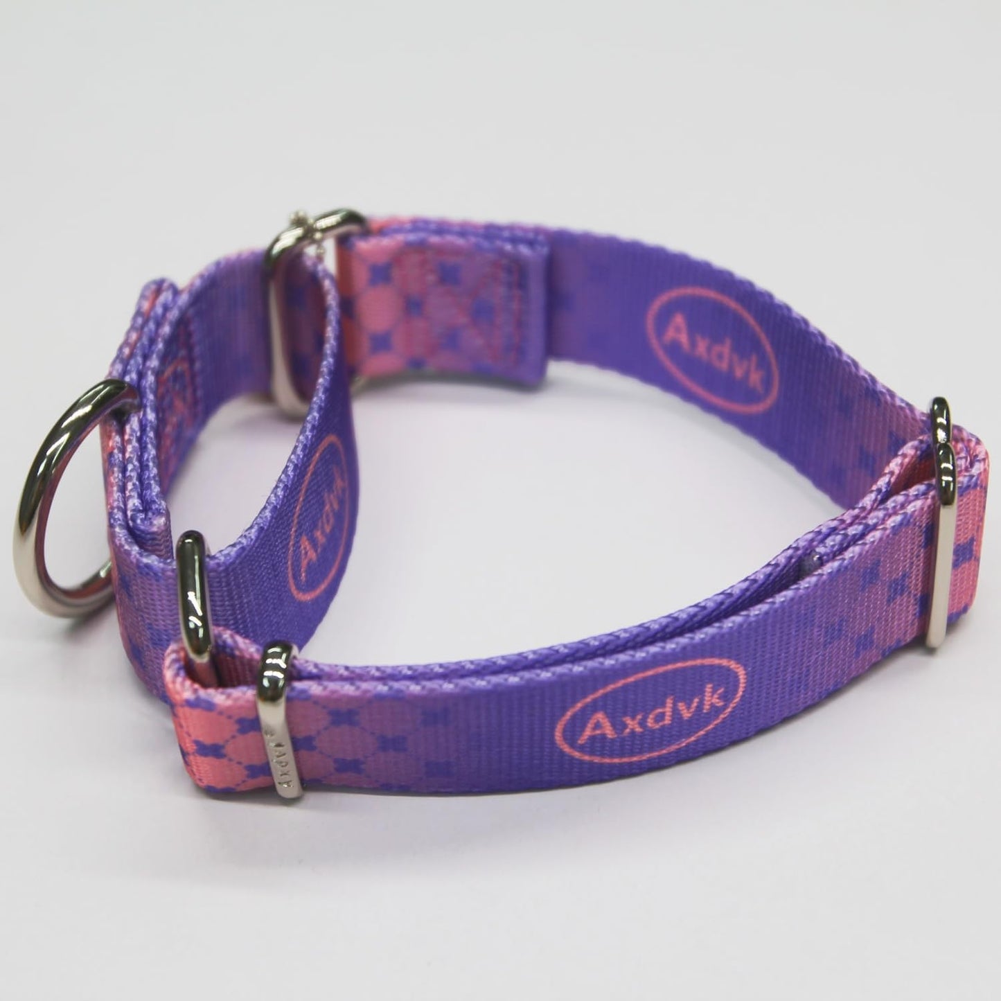 Martingale Dog Collar Colorful Gradient Fashionable - Anti-Escape Soft Durable Pets Collar for Walking Training Outdoor Daily Use -Medium, Lilac Mist