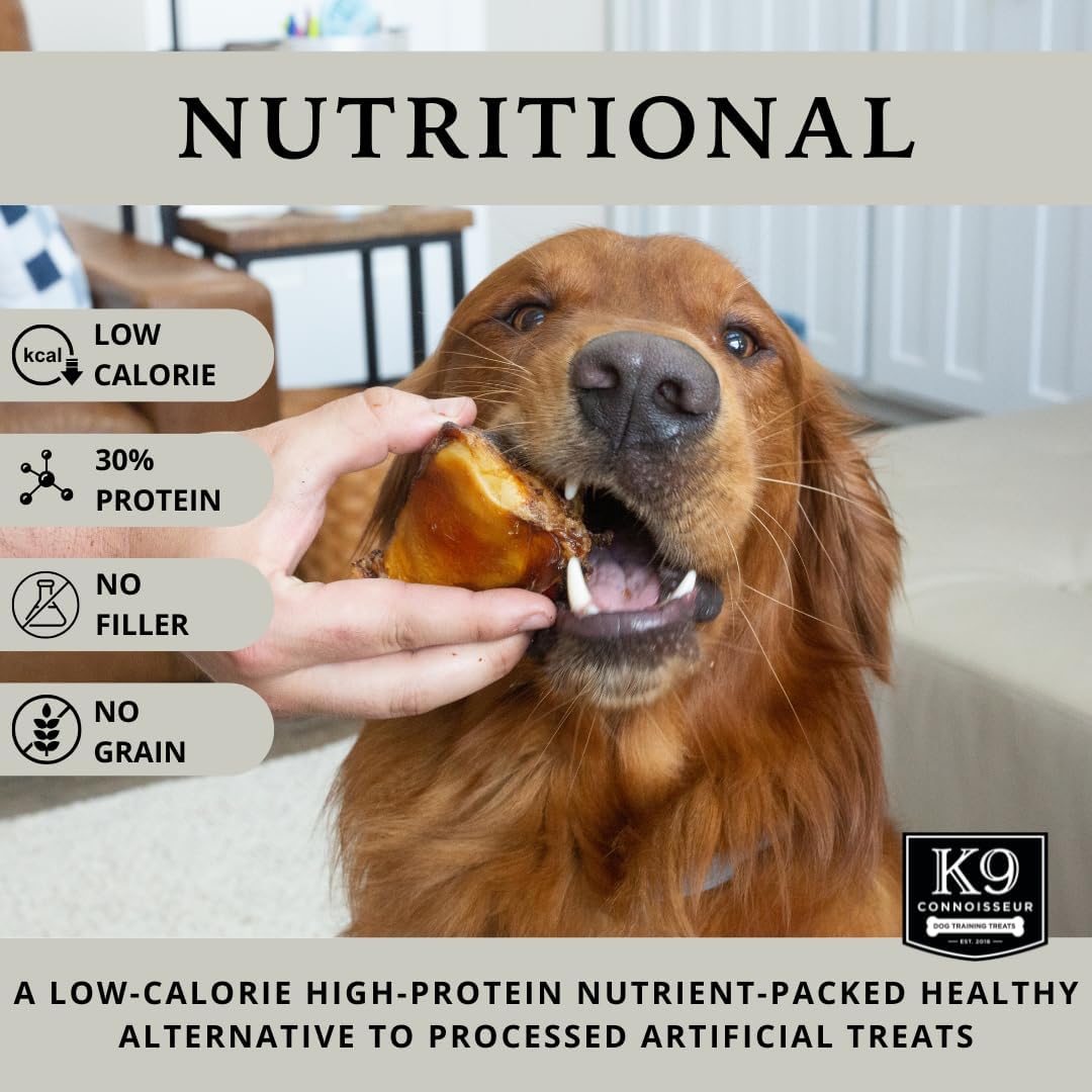 K9 Connoisseur Dog Bones Made in USA for Small and Medium Breed Dogs Natural Long Lasting Meaty Beef Knee Cap Bone Treats Best for Dogs Upto 50 Pounds 1 Pack 10 Count