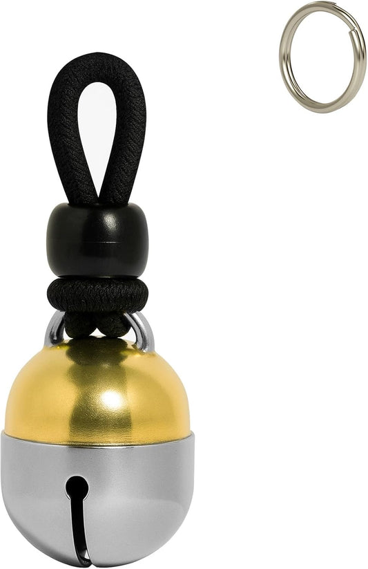 Noble Bells - Handmade in USA, Extra Loud Collar Bell for Cats and Dogs, Premium Brass and Nickel Silver