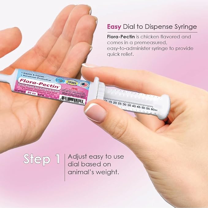 Oral Paste for Dogs & Cats-Helps Reduce Occasional Loose Stool & Diarrhea, Balance Gut pH, Support Normal Digestion & Intestinal Flora-Fast Acting (15 CC - Tasty Chicken Flavor)