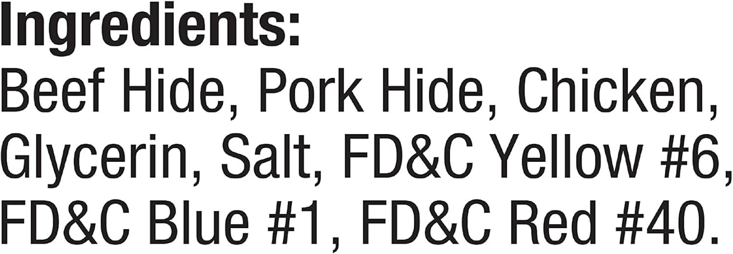 Good 'n' Fun Triple Flavor Twists, Treat Your Dog to Premium Cuts of Real Meat with Rawhide