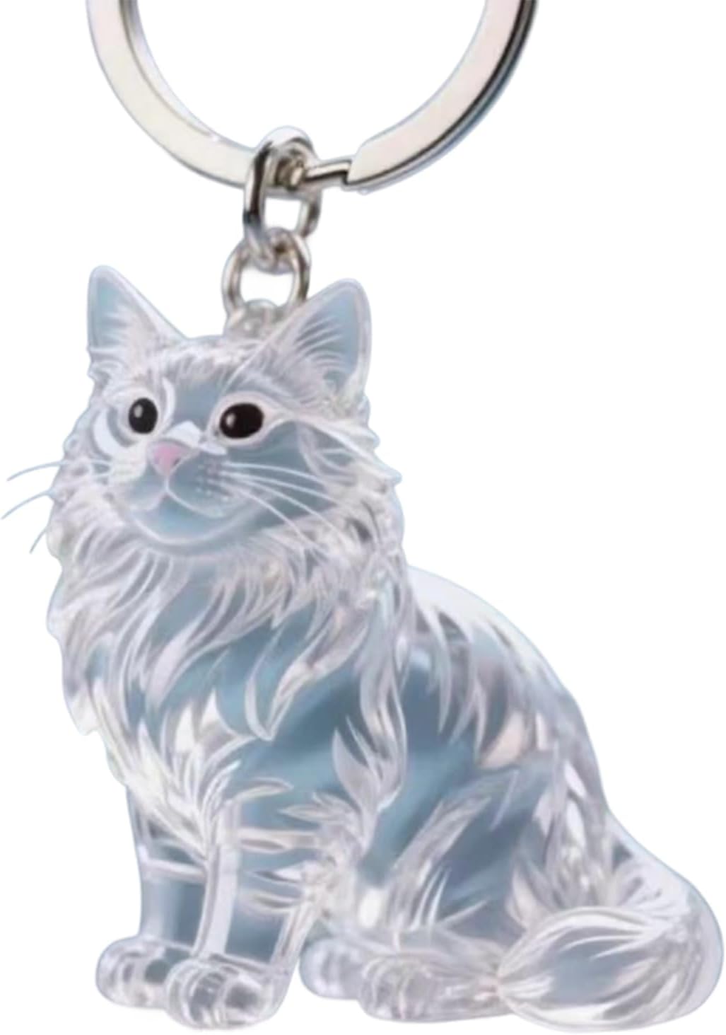 Cat Hair Memorial Pendant, Cats Hair Memorial Cas Storage Bottle Keychain, Pet Memorial Gifts