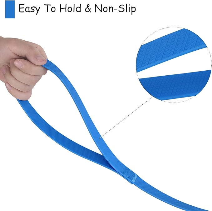 Wolfone 15m Blue Heavy Duty Robust Training Dog Leash with Anti-Slip Handle，Waterproof Long Dog Leash for Outdoor Activities