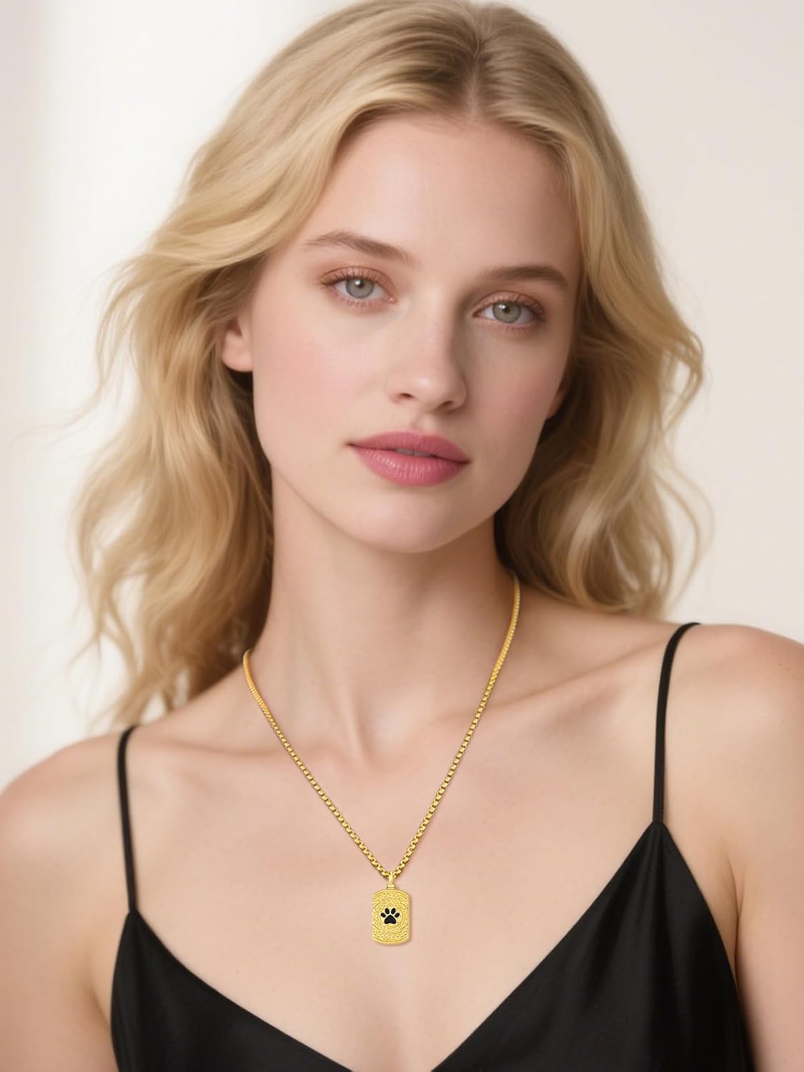 Pet Cremation Urn Necklace for Dog Cat Ashes 925 Sterling Silver Paw Print Keepsake Pendant Celtic Knot Memorial Jewelry for Women Men