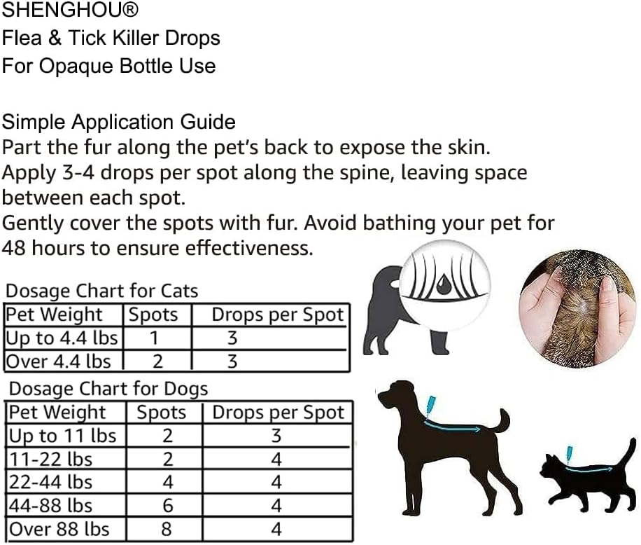 Natural Flea & Tick Treatment for Large Dogs (45-88 lbs) | 6-Month Protection + Free Tools | Vet-Reviewed Formula