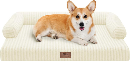 Dog Bed Medium Size Dog-Orthopedic Waterproof Bed for Dogs,Foam Couch Sofa with Washable Removable Cover & Non-Slip Bottom