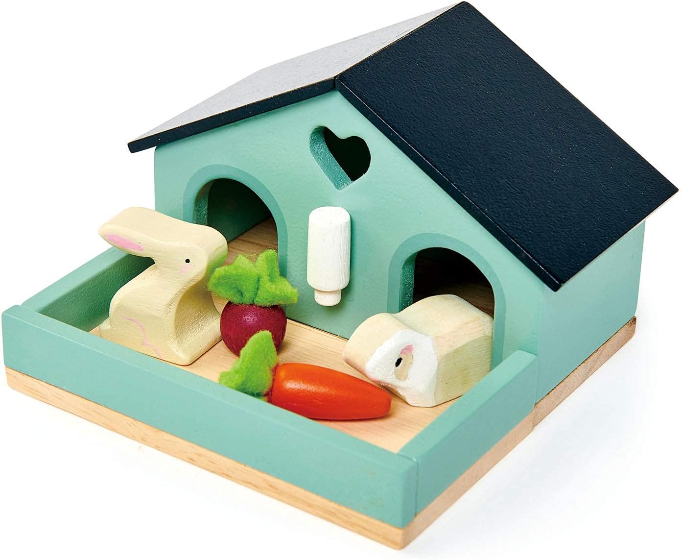 Tender Leaf Toys - Pets Sets for Doll House Accessories - Great Add-on Pet Play Set to Any Dollhouse - Encourage Creative and Imaginative Fun Play for Children - Age 3+ (Pet Rabbit Set)