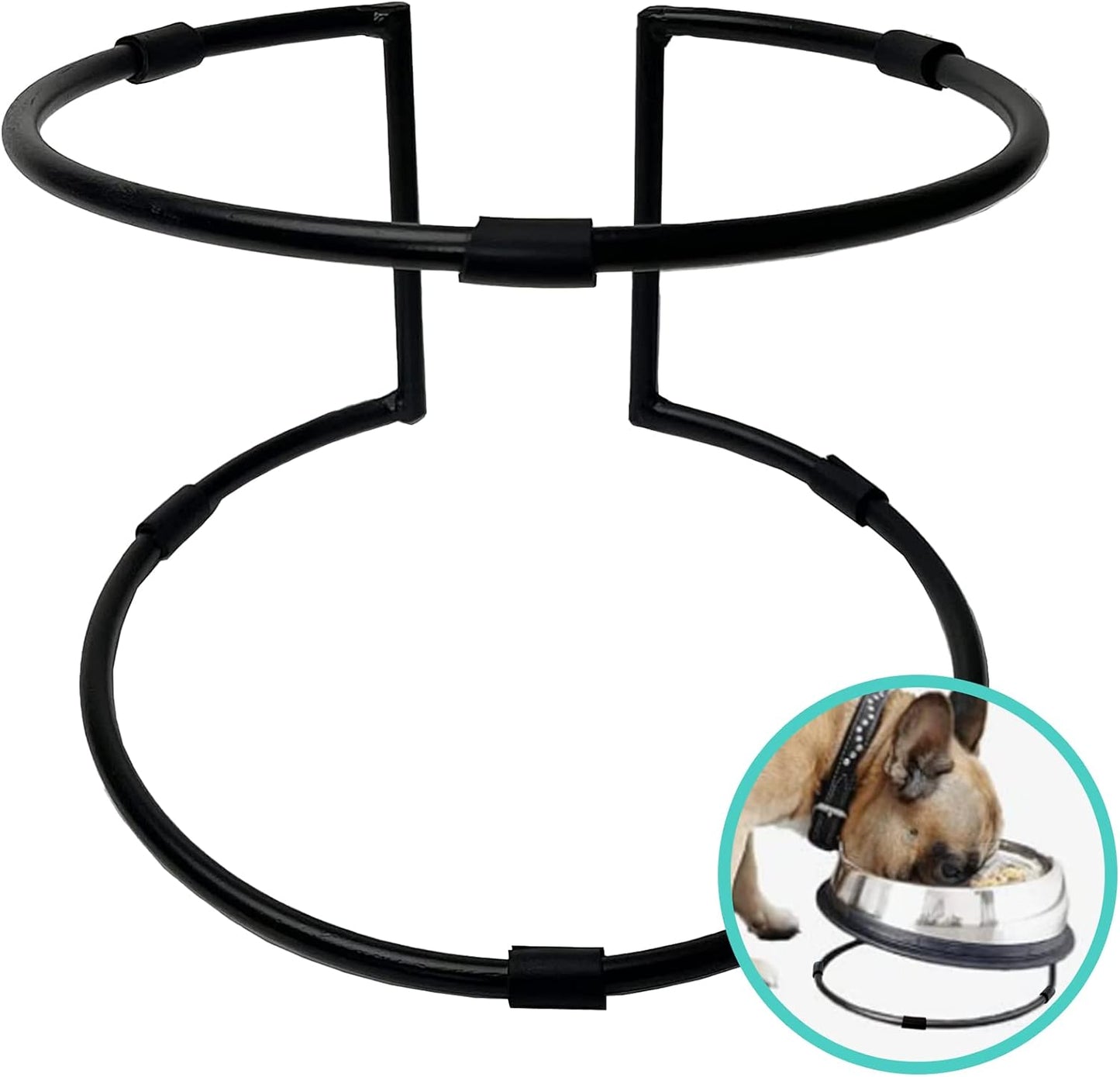 Enhanced Pet Bowl Stand - New Anti-Skid Feature - Dog and Cat Bowl Stand Exclusively for Use with The Corresponing Size Enhanced Pet Bowl (Small)