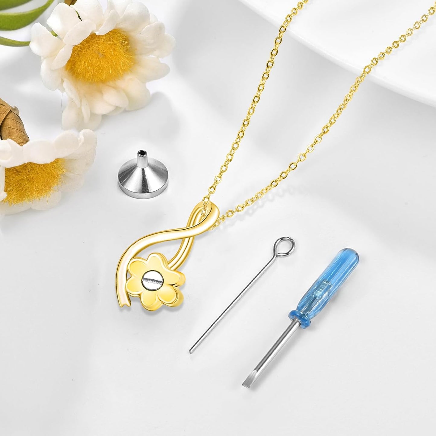 Dreamboat Urn Necklace for Dog Cat Ashes 925 Sterling Silver Pet Cremation Memorial Pendant Paw Print Ash Keepsake Jewelry for Women