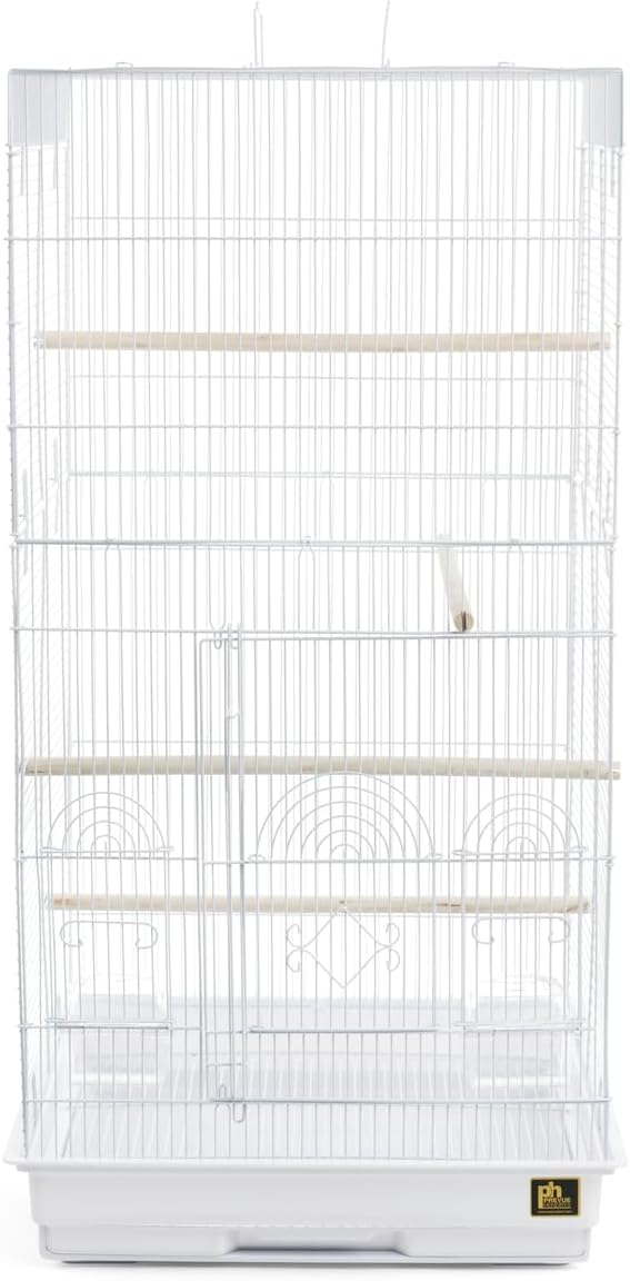 Prevue Pet Products SPECONO1818H-W Tall Tiel Cage, White