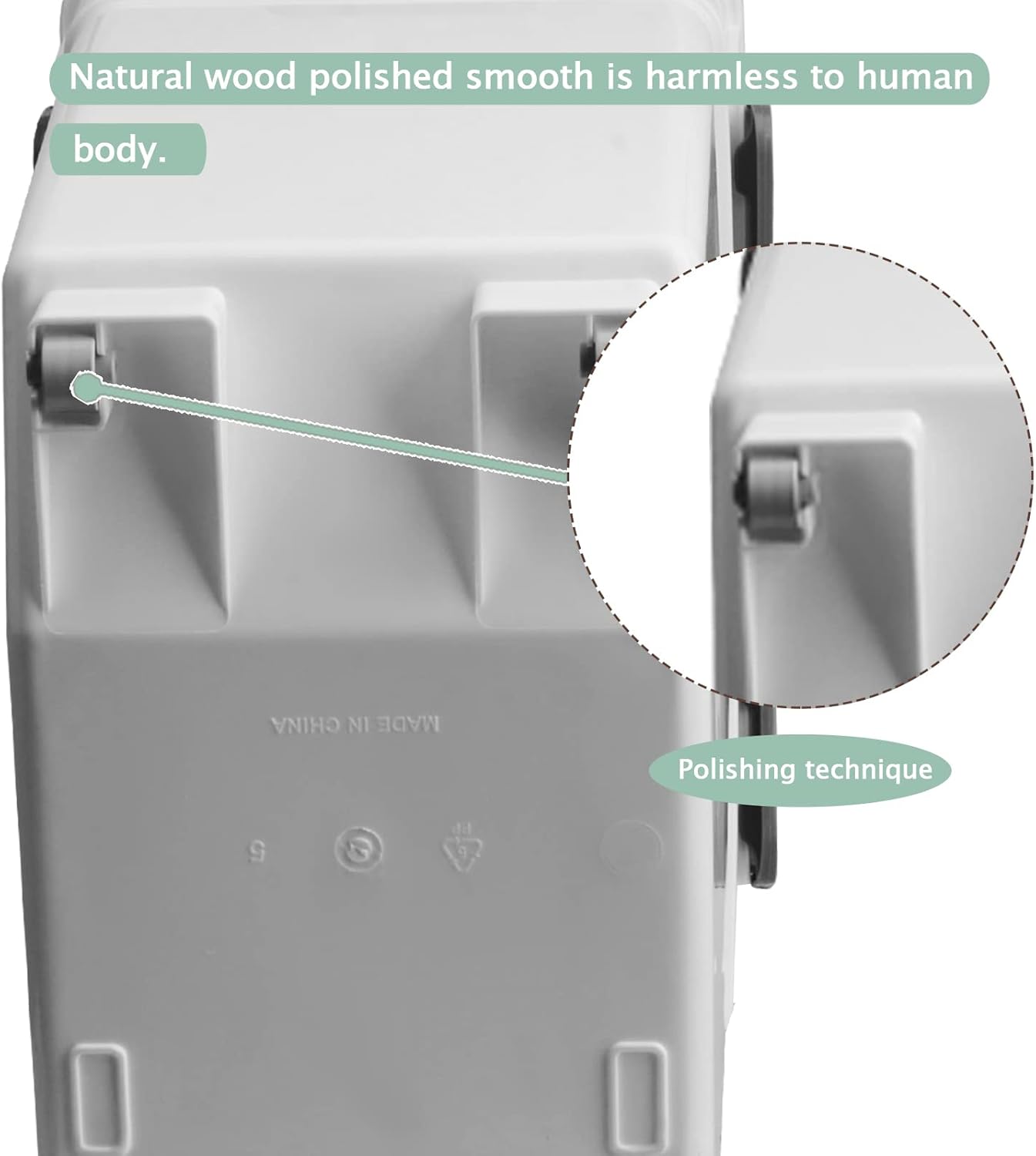 Airtight Dog Food Storage Container 15 lbs Capacity, Large Pet Food Storage Bin, Plastic Cat Food Box with Scoop and Measuring Cup (Green)