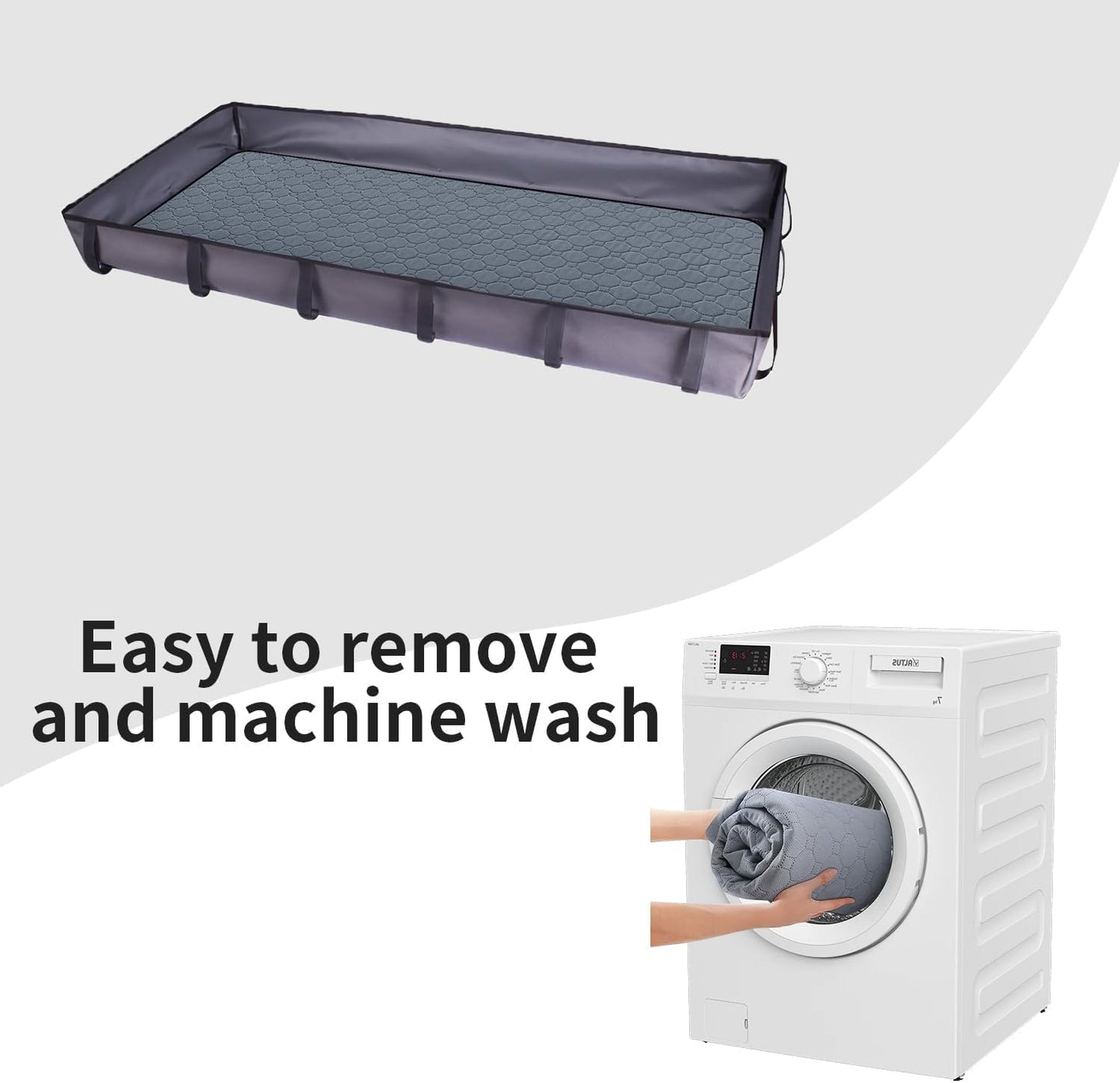 Guinea Pig Cage Liner Tarp Bottom Waterproof and Washable Base Also for Rabbits Canvas Bottom, Bunny, Chinchesillas, Hedgehog, Ferrets and Other Small Animals(24x48 inches)