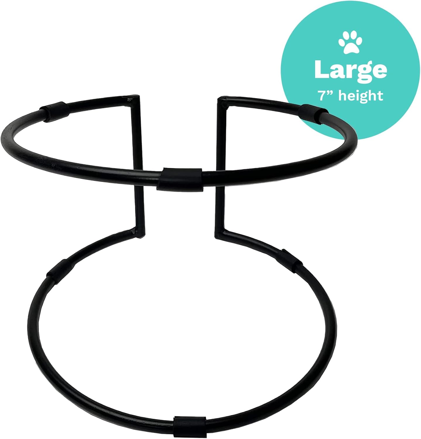 Enhanced Pet Bowl Stand - New Anti-Skid Feature - Dog and Cat Bowl Stand Exclusively for Use with The Corresponing Size Enhanced Pet Bowl (Large)