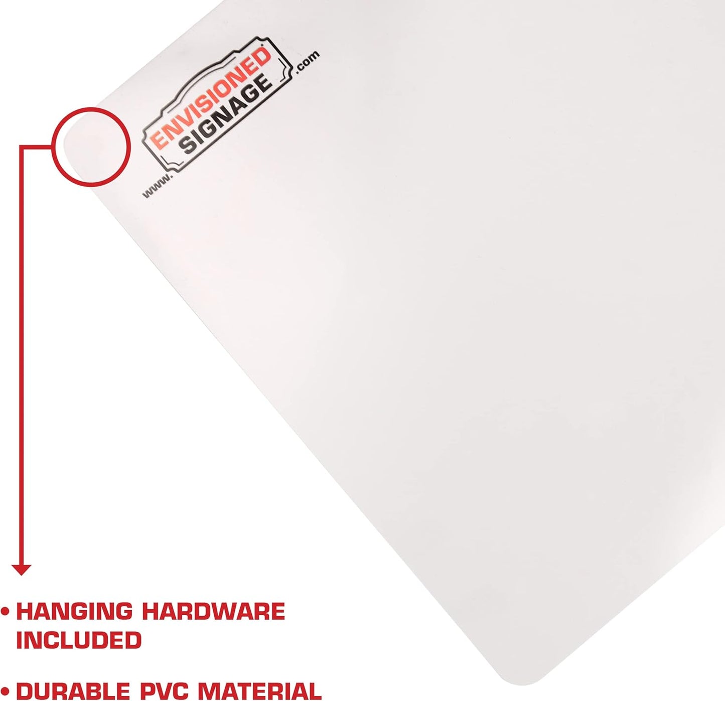 Warning, No Stupid People Beyond This Point - Humorous Plastic Sign - 8" x 12" - Funny Garage Sign, Office Wall Decor, Mechanic Gift, Street Sign for Bedroom - ENVISIONED Signage