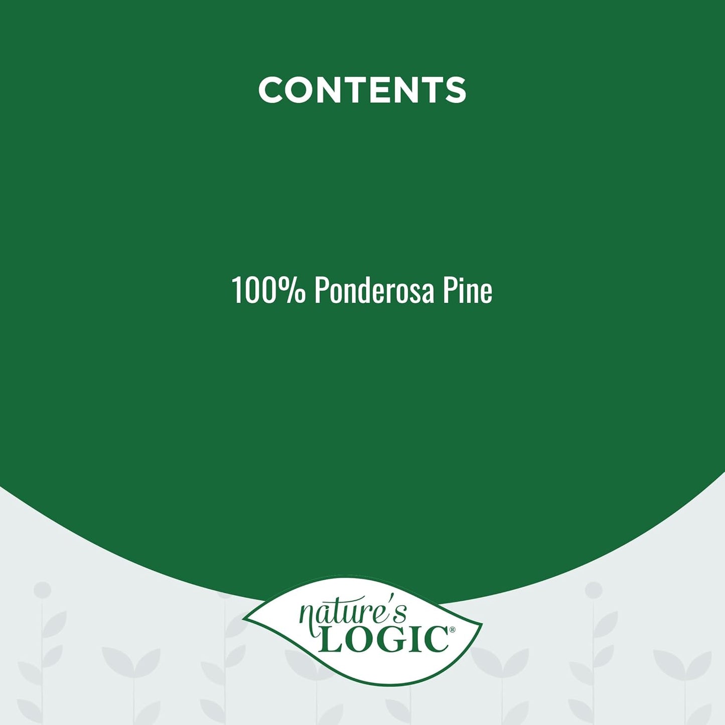 Nature's Logic 100% Natural Pine Pellet Cat Litter - 100% Ponderosa Pine, Dust-Free, Unscented, Biodegradable - Safe for Cats, Kittens, Reptiles & Small Pets - Highly Absorbent - 24 lb Bag