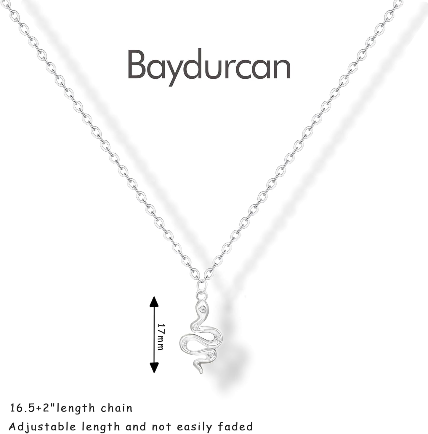 Baydurcan Pendant Necklace for Women Evil Eye Ankh Bow Necklace for Friends Sister Birthday Just Because Christmas Gifts